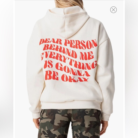 NWT Edikted Everything’s OK Hoodie, Size Small - Picture 1 of 9